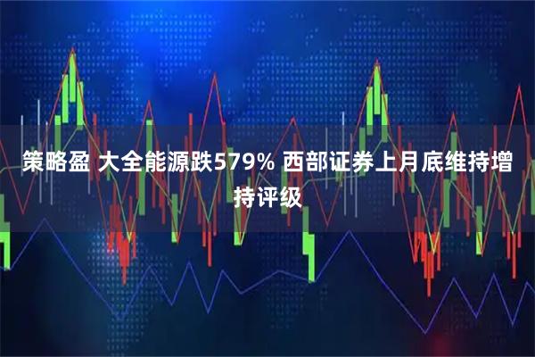 策略盈 大全能源跌579% 西部证券上月底维持增持评级